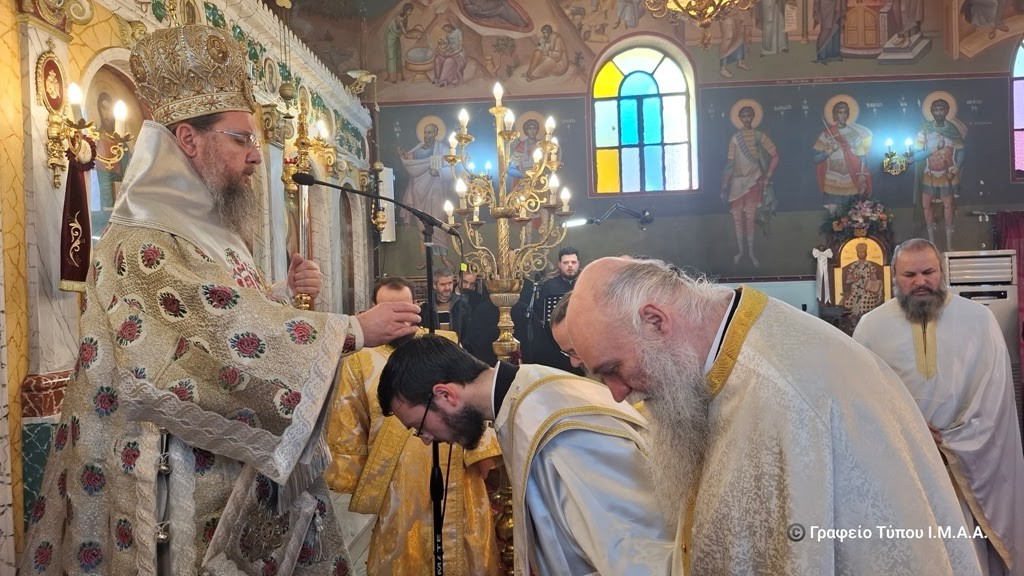 Νέος Πρεσβύτερος στην Ι. Μ. Αιτωλοακαρνανίας