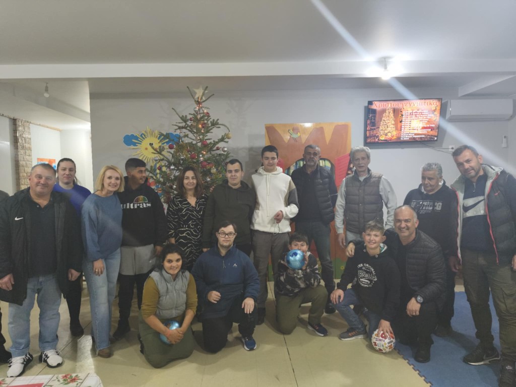 Στο ΚΔΑΠ ΑΜΕΑ «Η Γελαστή Πολιτεία» ο Σύνδεσμος Προπονητών Ποδοσφαίρου Αιτωλοακαρνανίας