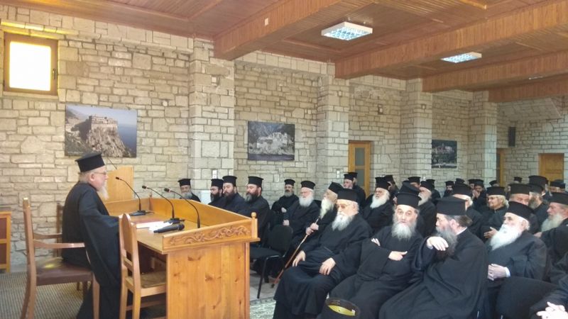 Ι ε ρ α τ ι κ ή   Σ ύ ν α ξ η  στην Ιερά Μητρόπολη Αιτωλίας και Ακαρνανίας