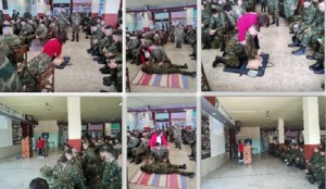 Ελληνικός Ερυθρός Σταυρός: Νεοσύλλεκτοι του Κέντρου Εκπαίδευσης Μεσολογγίου μαθαίνουν πρώτες βοήθειες