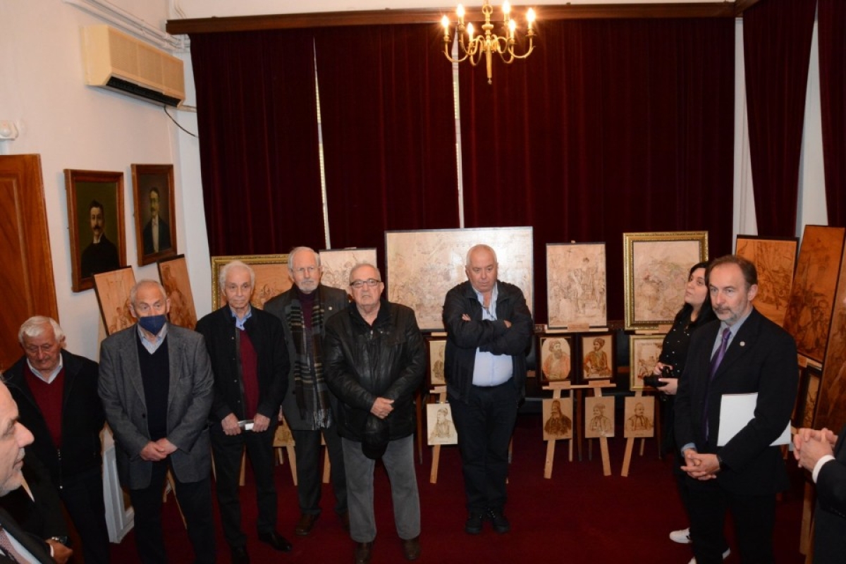 Ξεχωριστή η έκθεση έργων Πυρογραφίας που εγκαινιάστηκε στο πλαίσιο των Εορτών Εξόδου