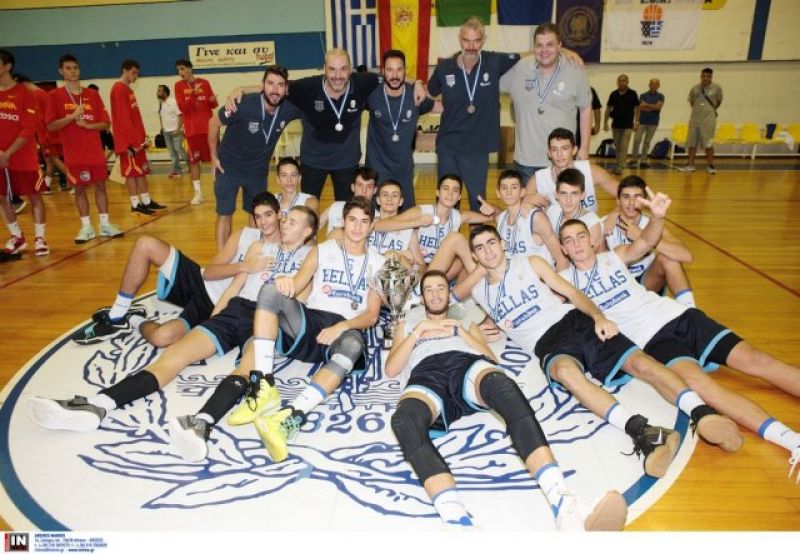 Πρωτιά για την Εθνική Παμπαίδων στο Τουρνουά Φιλίας στο Μεσολόγγι