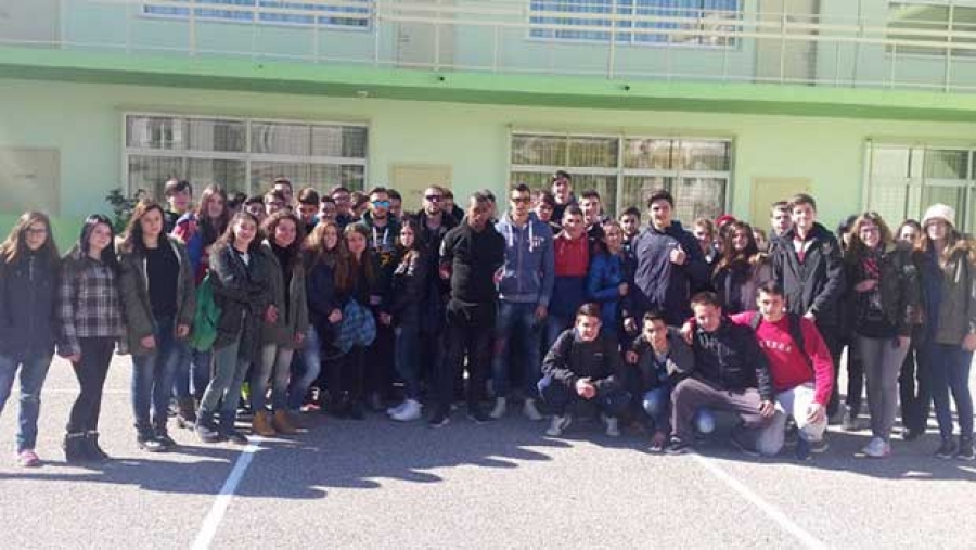 Επίσκεψη ποδοσφαιριστών του Παναιτωλικού στο 6ο Λύκειο Αγρινίου