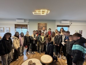 Επίσκεψη των μαθητών του 6ου Δημοτικού Σχολείου Παλλήνης στον Δήμαρχο Ιεράς Πόλεως Μεσολογγίου