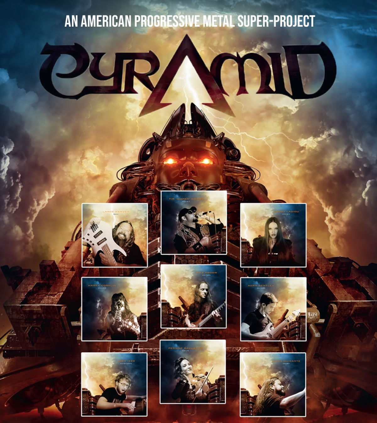PYRAMID – Νέο Lyric Video &quot;Control&quot; με τον Tim Ripper Owens από το album “Rage”