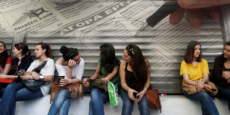 Ωρολογιακή βόμβα για τη δημοκρατία οι άνεργοι νέοι