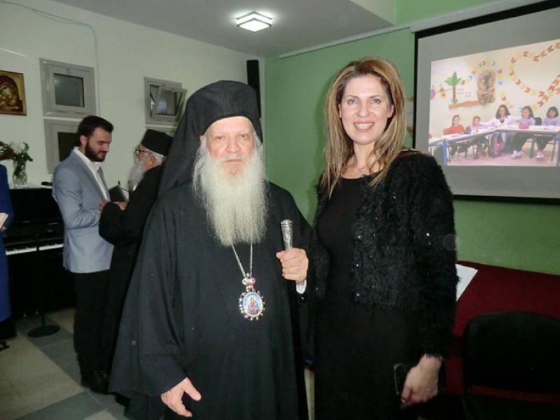 Αγρινιώτισσα έψαλλε στην επίσημη Δοξολογία στους Βουλιαράτες της Βορείου Ηπείρου