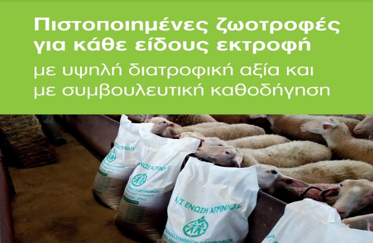 Ένωση Αγρινίου – Ζωοτροφές: Ακόμη πιο χαμηλές τιμές