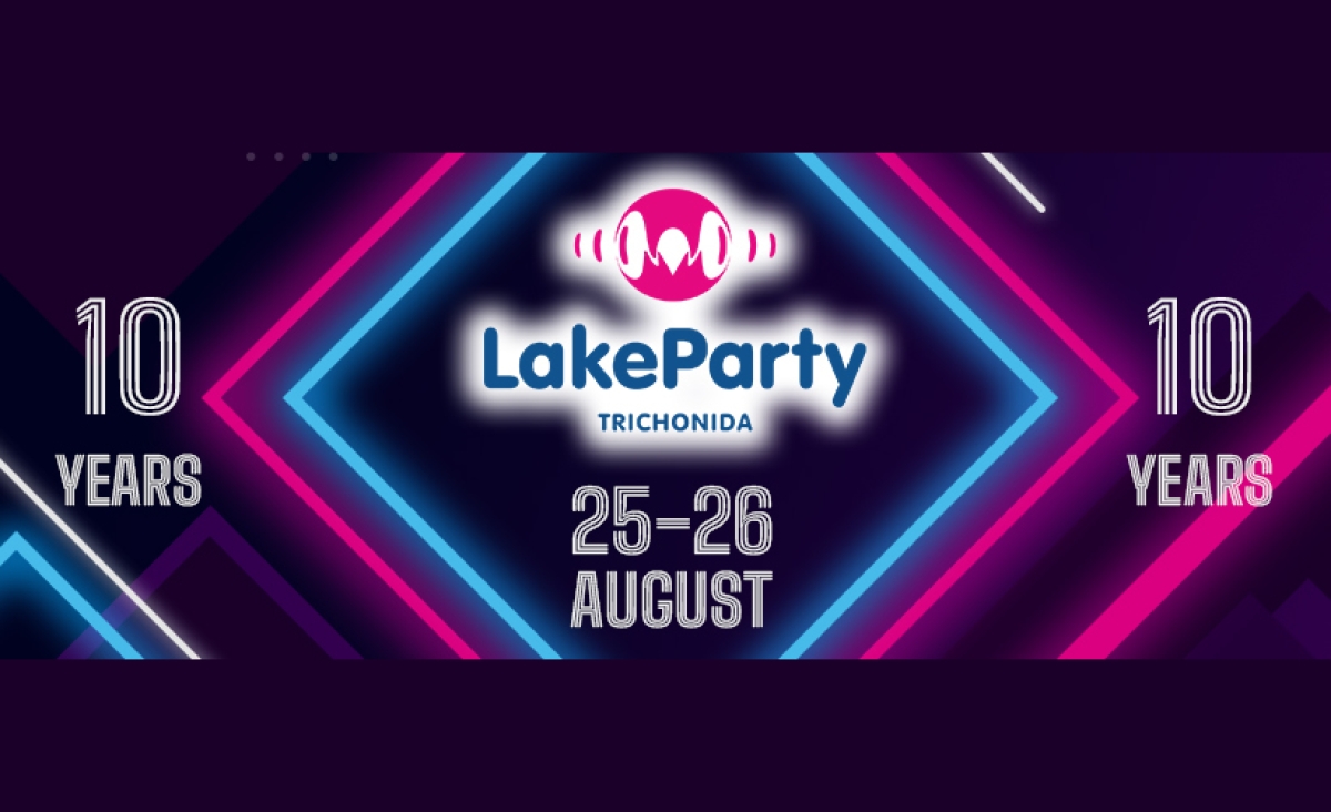 10 Χρόνια LAKE PARTY στην Τριχωνίδα με Γιάννη Χαρούλη και Γιώργο Μαζωνάκη (Πεμ 25 - Παρ 26/8/2022)