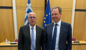 Ο Σπήλιος Λιβανός στην αποχαιρετιστήρια συνεδρίαση της Κοινοβουλευτικής Ομάδα Φιλίας Ελλάδας – Ισραήλ για τον απερχόμενο Ισραηλινό Πρέσβυ Yossi Amrani