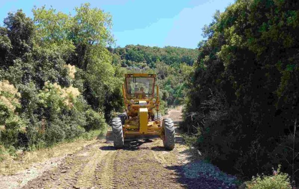 Πραγματοποίηση εργασιών της Τεχνικής Υπηρεσίας του Δήμου Αγρινίου στη περιοχή της Ματαράγκας