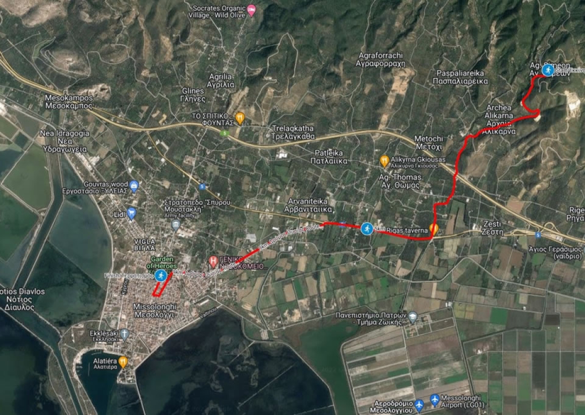 Το Σάββατο 8 Απριλίου ο ιστορικός «Δρόμος Θυσίας» εις μνήμην της Θυσίας των Ελεύθερων Πολιορκημένων
