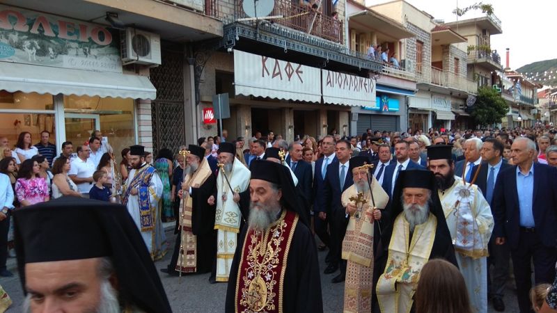 Κορυφώθηκαν  οι  λατρευτικές  εκδηλώσεις  στη γενέτειρα του Αγίου Κοσμά του Αιτωλού