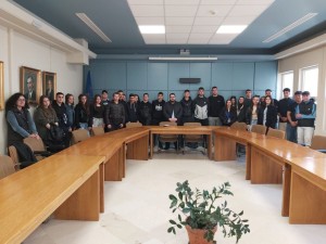 Το Δημαρχείο Αγρινίου επισκέφθηκαν μαθητές και μαθήτριες του Λυκείου Γαβαλούς
