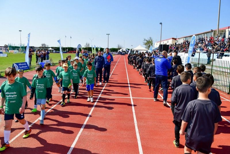 Φεστιβάλ Αθλητικών Ακαδημιών ΟΠΑΠ: Μεγάλη γιορτή του αθλητισμού στην Αλεξανδρούπολη με συμμετοχή 2.800 παιδιών και γονέων/κηδεμόνων
