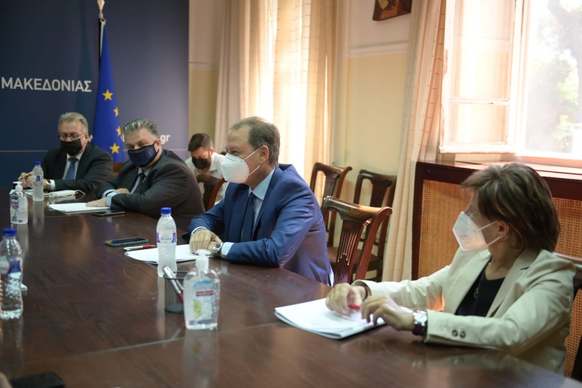 Πρωταγωνιστής στην αγροτική ανάπτυξη και στις εξαγωγές η Περιφέρεια Κεντρικής Μακεδονίας- Συνάντηση Λιβανού Τζιτζικώστα