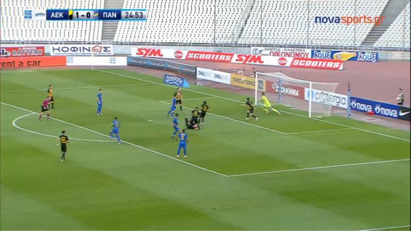 ΑΕΚ - Παναιτωλικός 2-0. Οι καλύτερες φάσεις και τα γκόλ (βίντεο)