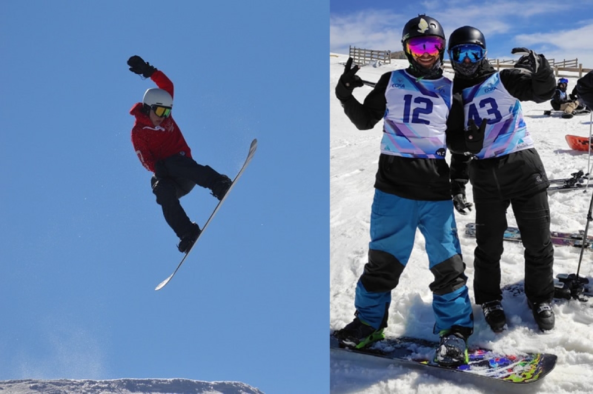 Πρωταθλητές χιονοσανίδας, στο Big Air  ο Δήμος Μούργκος και η Μαργαρίτα Ζωγράφου