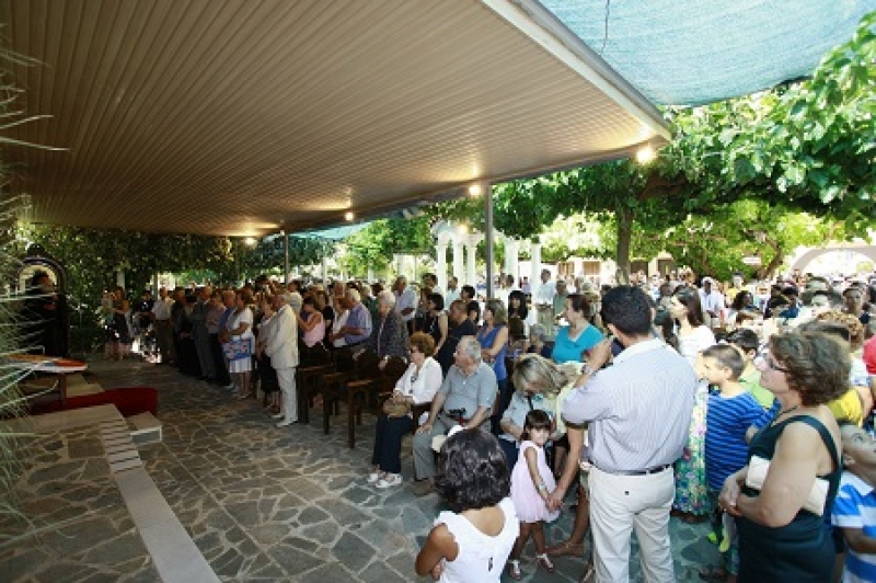 Λαμπρός Δεκαπενταύγουστος στη Μεταμόρφωση του Σωτήρος στη Ναύπακτο