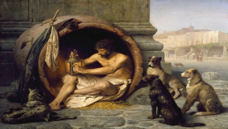 Ο κυνικός φιλόσοφος Διογένης [φωτό]