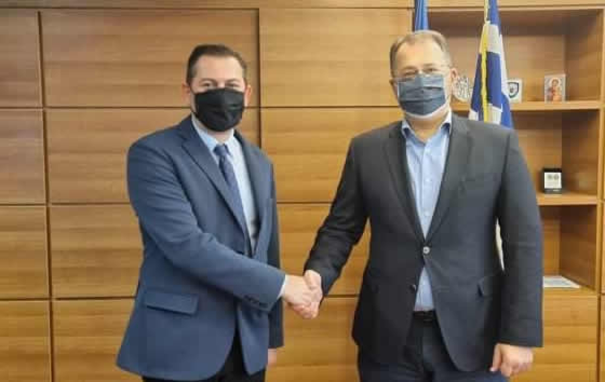 Ενεργειακό κόστος και αγροτικά προγράμματα στη συνάντηση Βασιλόπουλου με τον Υφυπουργό ΥΠΑΑΤ Γ. Στύλιο