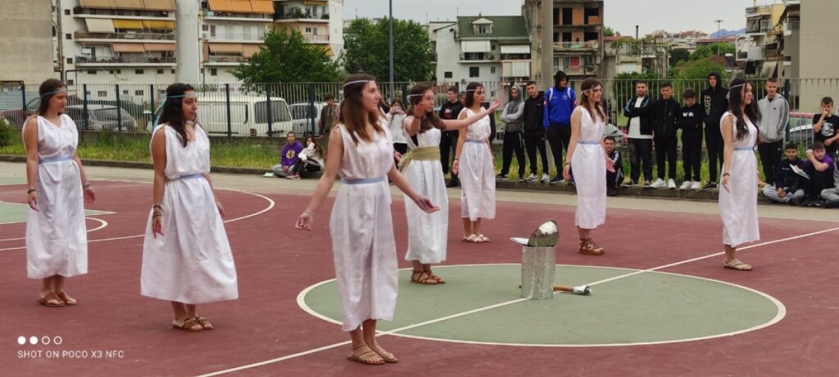 Μία ξεχωριστή αναπαράσταση της Τελετής Αφής της Ολυμπιακής Φλόγας στο Αγρίνιο (φωτο)