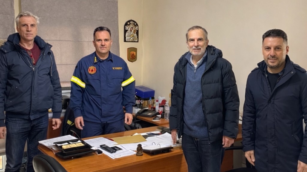 Συνάντηση Σ.Ε.Ε.Δ.Α. με το διοικητή Πυροσβεστικής Υπηρεσίας Αγρινίου