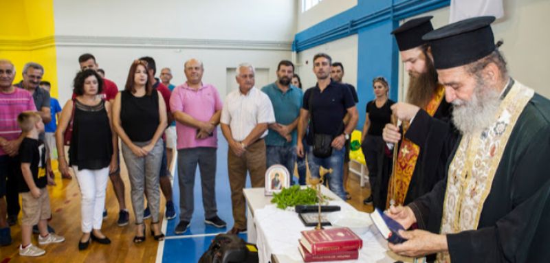 Πραγματοποιήθηκε ο αγιασμός στον Αίολο Αστακού