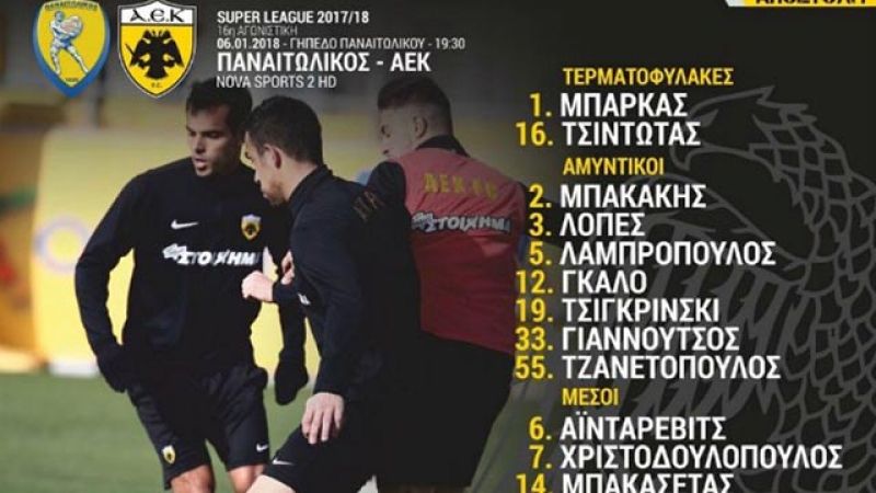ΑΕΚ: Μέσα ο Μασούντ, έξω Μοράν και τρεις ακόμη