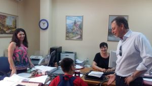 Το ΙΚΑ Αγρινίου επισκέφθηκε ο Σπήλιος Λιβανός