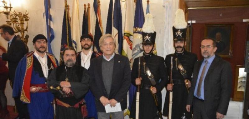 Ο Ιερός Λόχος σε εκδήλωση στην Αθήνα για τον Αμερικανικό Φιλελληνισμό τη δεκαετία του 1821