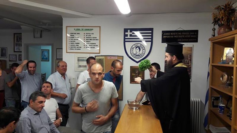 Με κάθε λαμπρότητα ο αγιασμός στο Σύνδεσμο Διαιτητών Ποδοσφαίρου Αιτωλοακαρνανίας