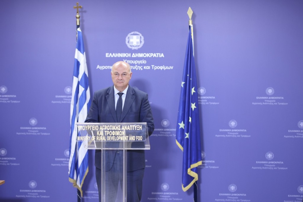 Δήλωση Υπουργού Αγροτικής Ανάπτυξης και Τροφίμων Κώστα Τσιάρα