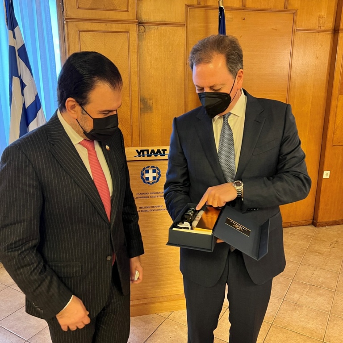 Συνάντηση εργασίας του Υπουργού Αγροτικής Ανάπτυξης και Τροφίμων κ. Σπήλιου Λιβανού με τον νέο Πρέσβυ του Κατάρ στην Ελλάδα