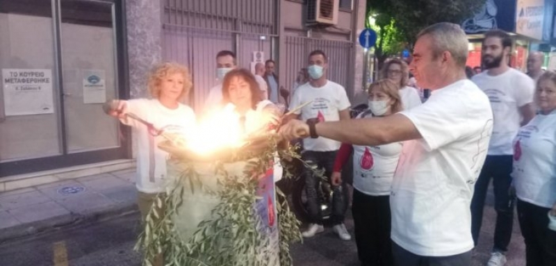 Η «Φλόγα της Αγάπης» στο Αγρίνιο (φωτο+βίντεο)