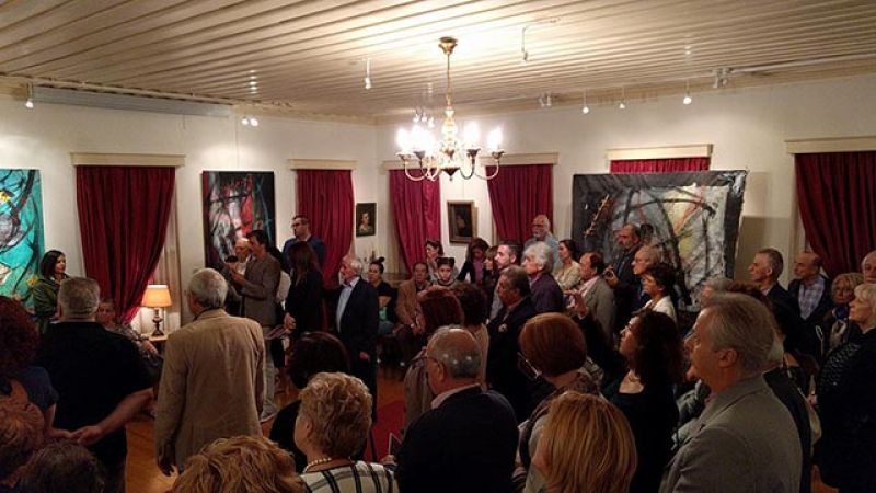 Εγκαινιάστηκε η νέα εικαστική έκθεση της «Διεξόδου» στο Μεσολόγγι για τον γυναικείο ηρωισμό