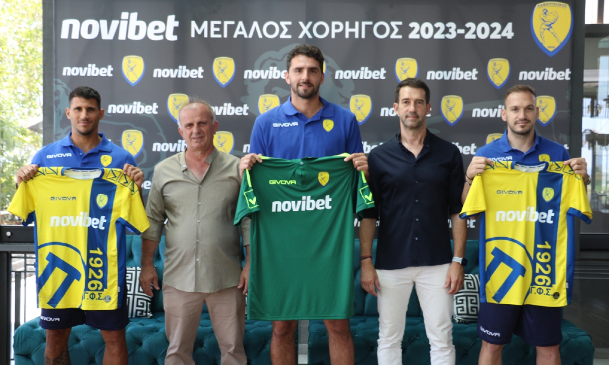 Η Novibet Μεγάλος Χορηγός της ΠΑΕ Παναιτωλικός