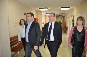 Δημόσιες υπηρεσίες επισκέφθηκε  σήμερα  ο Γιώργος Παπαναστασίου επικεφαλής του Συνδυασμού «Αγρίνιο Νέα Αρχή Τόπος να Ζεις».