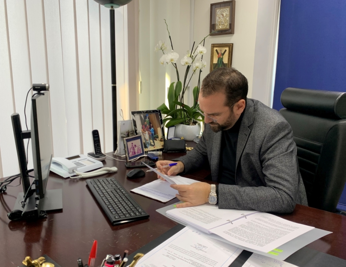 Επιστολή  του Ν. Φαρμάκη προς τον Υπουργό Αγροτικής Ανάπτυξης, Σ. Λιβανό, για τις ζημιές στα ιχθυοτροφεία της λιμνοθάλασσας Μεσολογγίου - Αιτωλικού