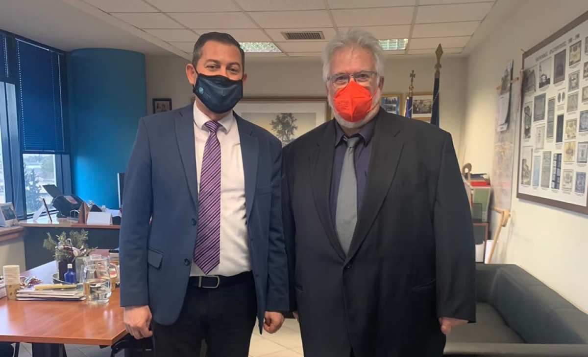 Διευκρινήσεις για την αξιολόγηση του προγράμματος Νέων Αγροτών στη συνάντηση Θ. Βασιλόπουλου- Δ.  Παπαγιαννίδη