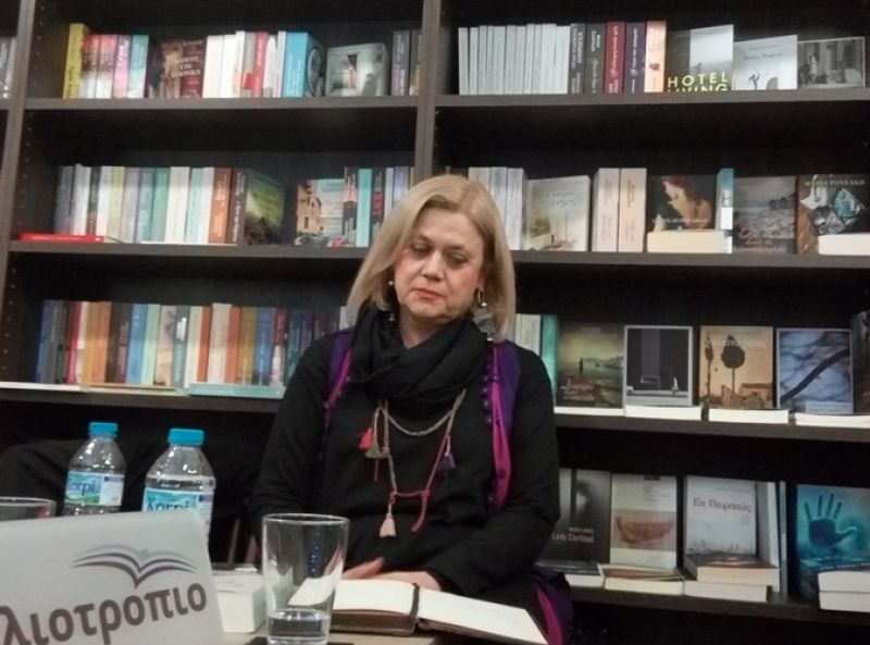 Η Ελένη Πριοβόλου στο Βιβλιοτρόπιο «Μετά φόβου»