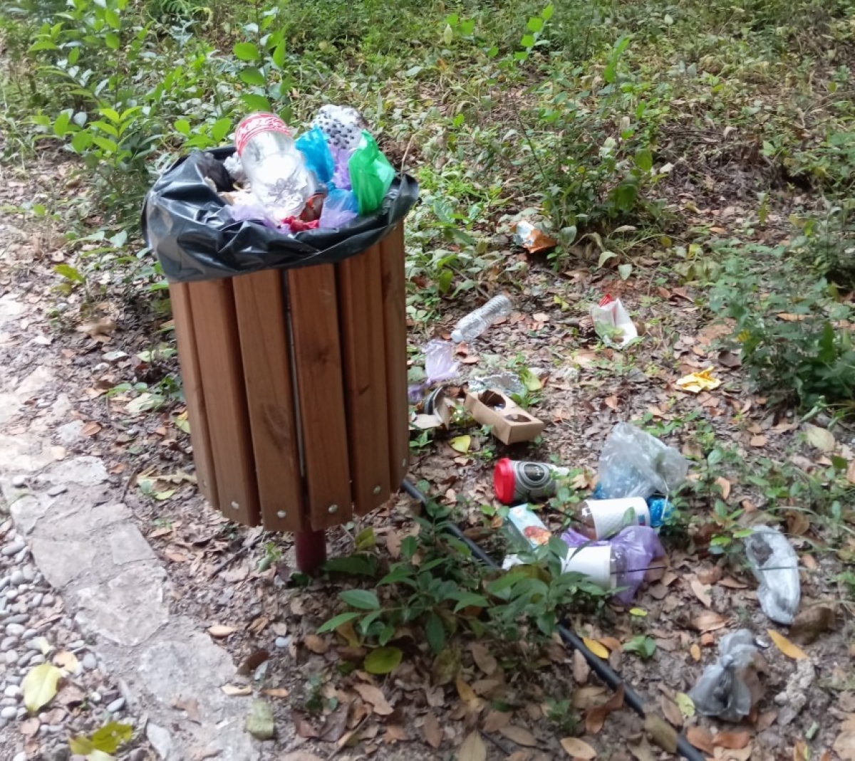 Αγρίνιο: Διαμαρτύρονται για την καθαριότητα και την φύλαξη στο Πάρκο (φωτο)