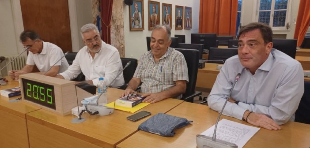 Παρουσιάστηκε στο Αγρίνιο το μυθιστόρημα του Θοδωρή Δευτού «Ασπασία, το μυστικό της Καπετάνισσας» (εικόνες)