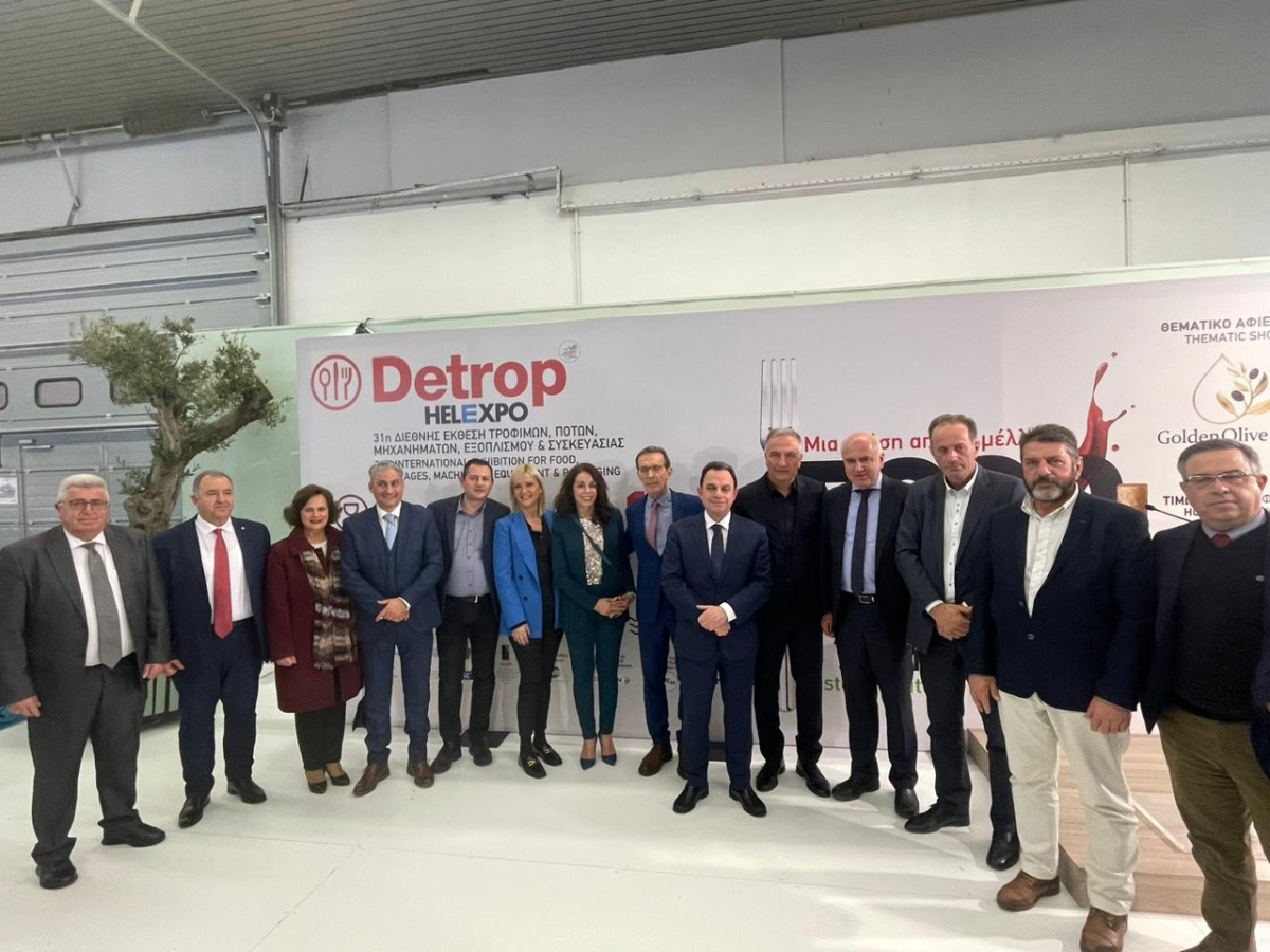 Γ. Γεωργαντάς στην έκθεση Detrop και Oenos: «Το ελληνικό προϊόν είναι ποιοτικό και οι εξαγωγές μας πηγαίνουν καλά και μπορούν να πάνε ακόμα καλύτερα»
