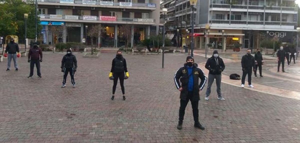 Ανοιχτή προπόνηση διαμαρτυρίας του «Gruppo Victorum» στο Αγρίνιο – Η πρόταση για άμεση επαναλειτουργία των Σχολών!