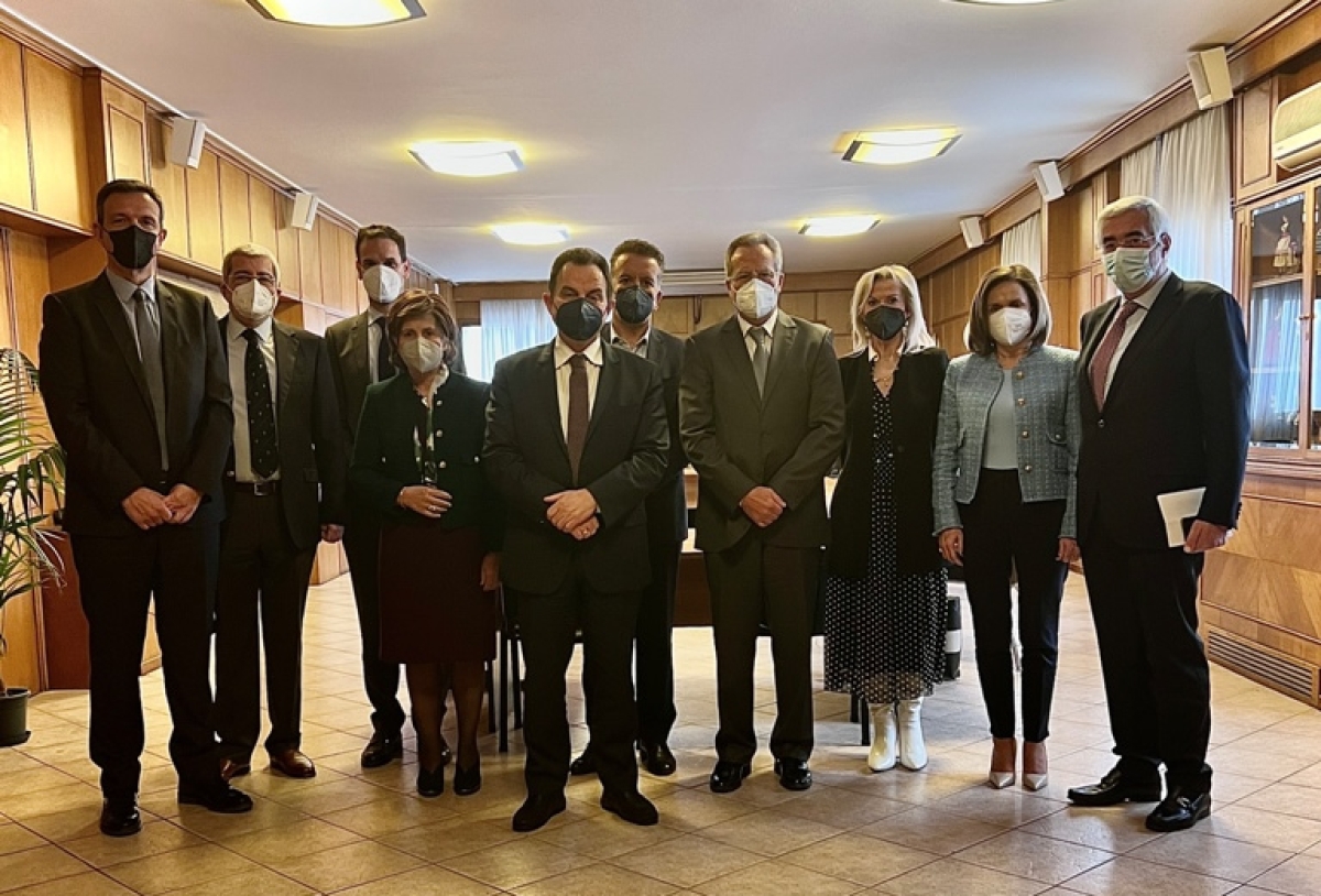 Συνάντηση του ΥπΑΑΤ, Γ. Γεωργαντά με το ΔΣ του Συνδέσμου Ελληνικών Βιομηχανιών Τροφίμων (ΣΕΒΤ)