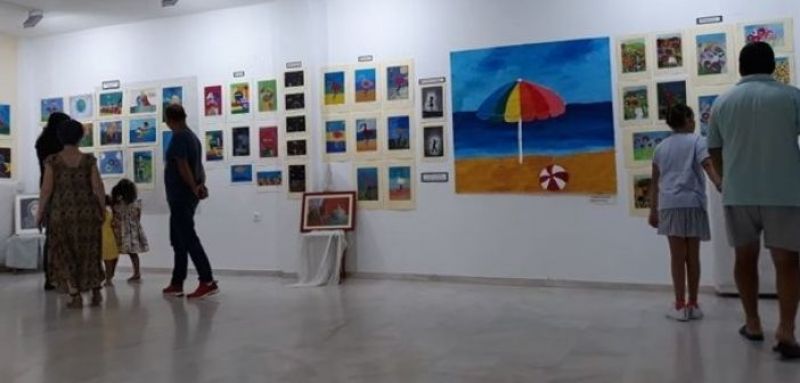 Αμφιλοχία: Οι μαθητές του Τμήματος Ζωγραφικής παρουσίασαν τα έργα τους στο Λουτρό Αμφιλοχίας