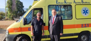 Νέα σελίδα στο Νοσοκομείο Αγρινίου: Ασθενοφόρο για τη μεταφορά ασθενών στο σπίτι μετά το εξιτήριο