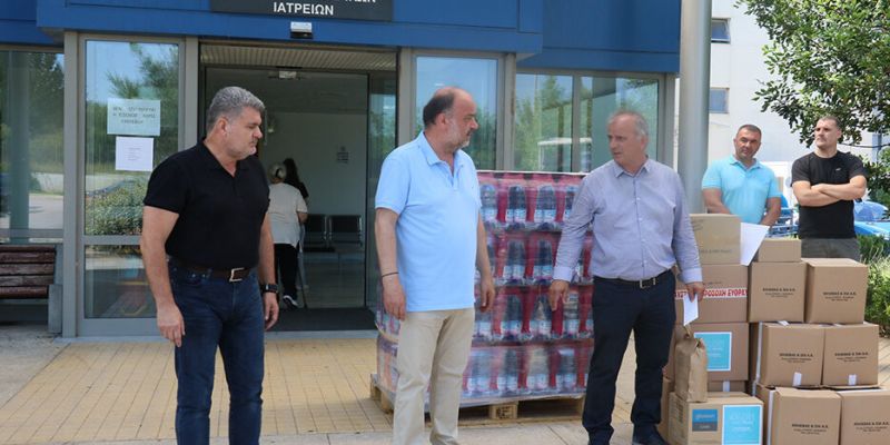 Ο Παναιτωλικός παρέδοσε τις προσφορές του Τηλεμαραθωνίου στο Νοσοκομείο Αγρινίου