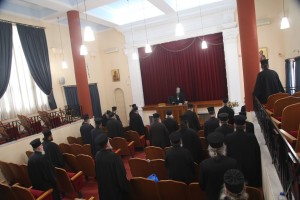 Ιερατική Σύναξη στη Μητρόπολη Ναυπάκτου: Το ψηφιδωτό της Μεγάλης Τεσσαρακοστής